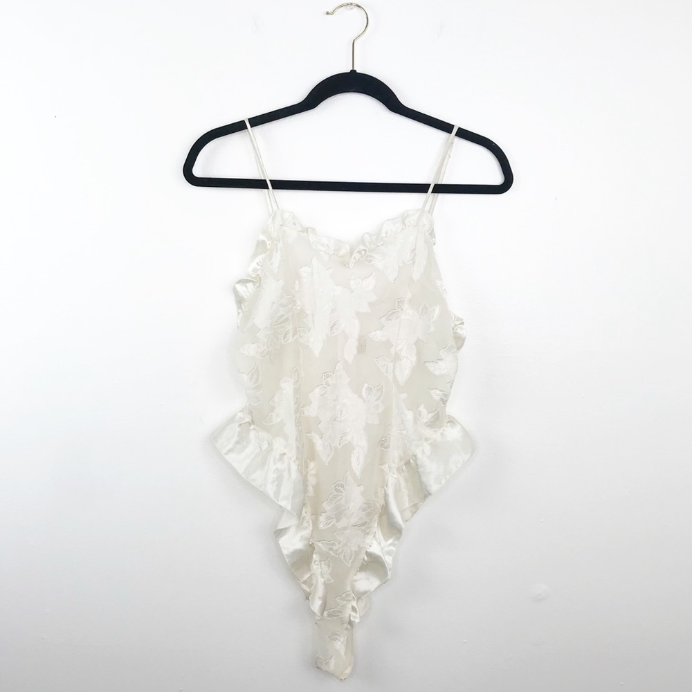 Vintage Victoria’s Secret gold label white teddy